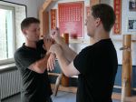 Eine bung des Wing Chun Kung Fu