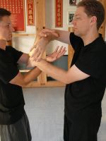 Beim Chisao training des Wing Chun Kung Fu